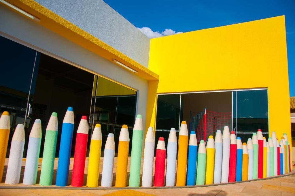 Lacqua Diroma V: Waterpark-Adjacent Apartment Caldas Novas Exterior photo